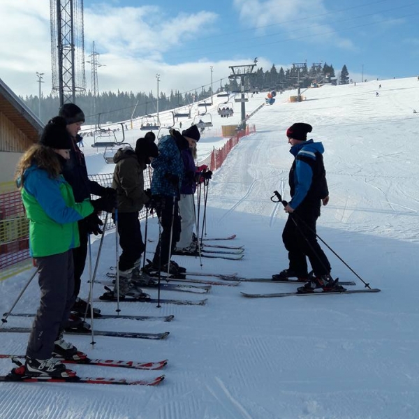 Ski lesson in Zakopane,Poland